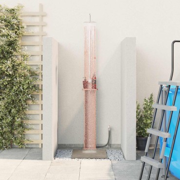 vidaXL Εξωτερικό ντους 246 cm Φυσικό