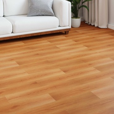 vidaXL Παρκέ δάπεδο Μπεζ 101 x 20 x 0,8 εκ 15 τμχ. Επεξεργασμένο ξύλο