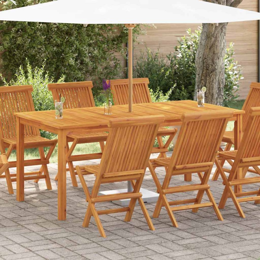 vidaXL Τραπεζαρία Κήπου 180x90x75cm από Μασίφ Ξύλο Ακακίας 1 τεμ.