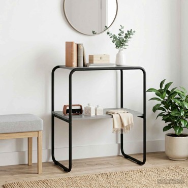 vidaXL Τραπέζι κονσόλας Γκρι Sonoma 60x42,5x70 εκ