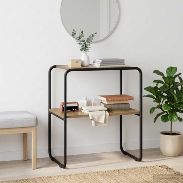 vidaXL Τραπέζι κονσόλας Artisan Δρυς 80x42,5x70 εκ
