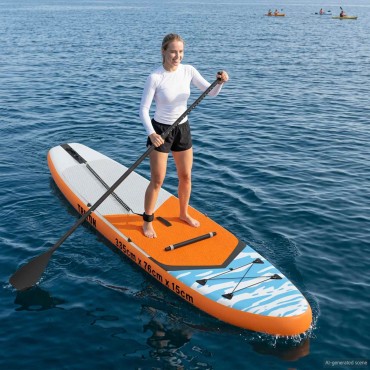 vidaXL SUP Board με κάθισμα 2 σε 1 TRITON 335 x 76 x 15 εκ. Μπλε για