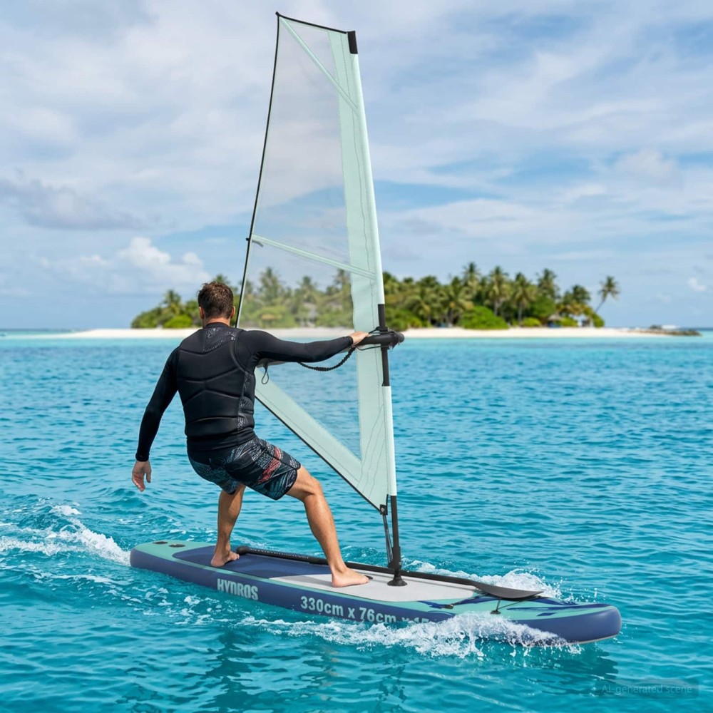 vidaXL Φουσκωτό SUP Board με Ιστιοφορία HYDROS 330 x 76 x 15 εκ για