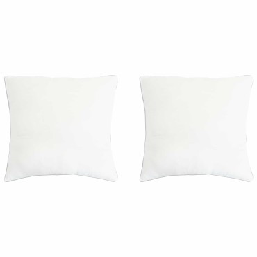 vidaXL Μαξιλάρι 2 τμχ. 50 x 50 cm Ίνες μπαμπού Λευκό