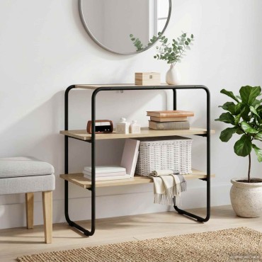 vidaXL Τραπέζι κονσόλας Sonoma Δρυς 100x41x75 εκ