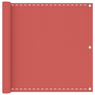 vidaXL Οθόνη Μπαλκονιού Ορθογώνιος 75 x 800 cm HDPE και Αλουμίνιο