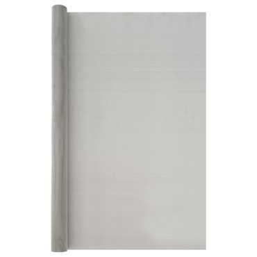 vidaXL Πλέγμα Οθόνης 100x500cm 60 Mesh Ανοξείδωτο Ατσάλι 201 Ασημί