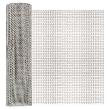 vidaXL Πλέγμα Οθόνης 40x1000cm 8 Mesh Ανοξείδωτο Ατσάλι 201 Ασημί