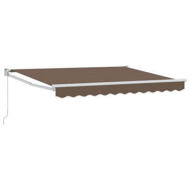 vidaXL Αναδιπλούμενη τέντα Taupe 3 x 2,5 μ