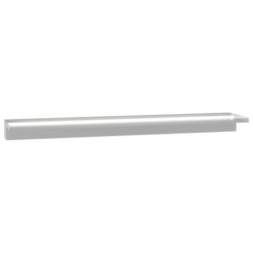 vidaXL Σιντριβάνι Καταρράκτης Πισίνας με LED 110 εκ. από Ανοξ. Ατσάλι
