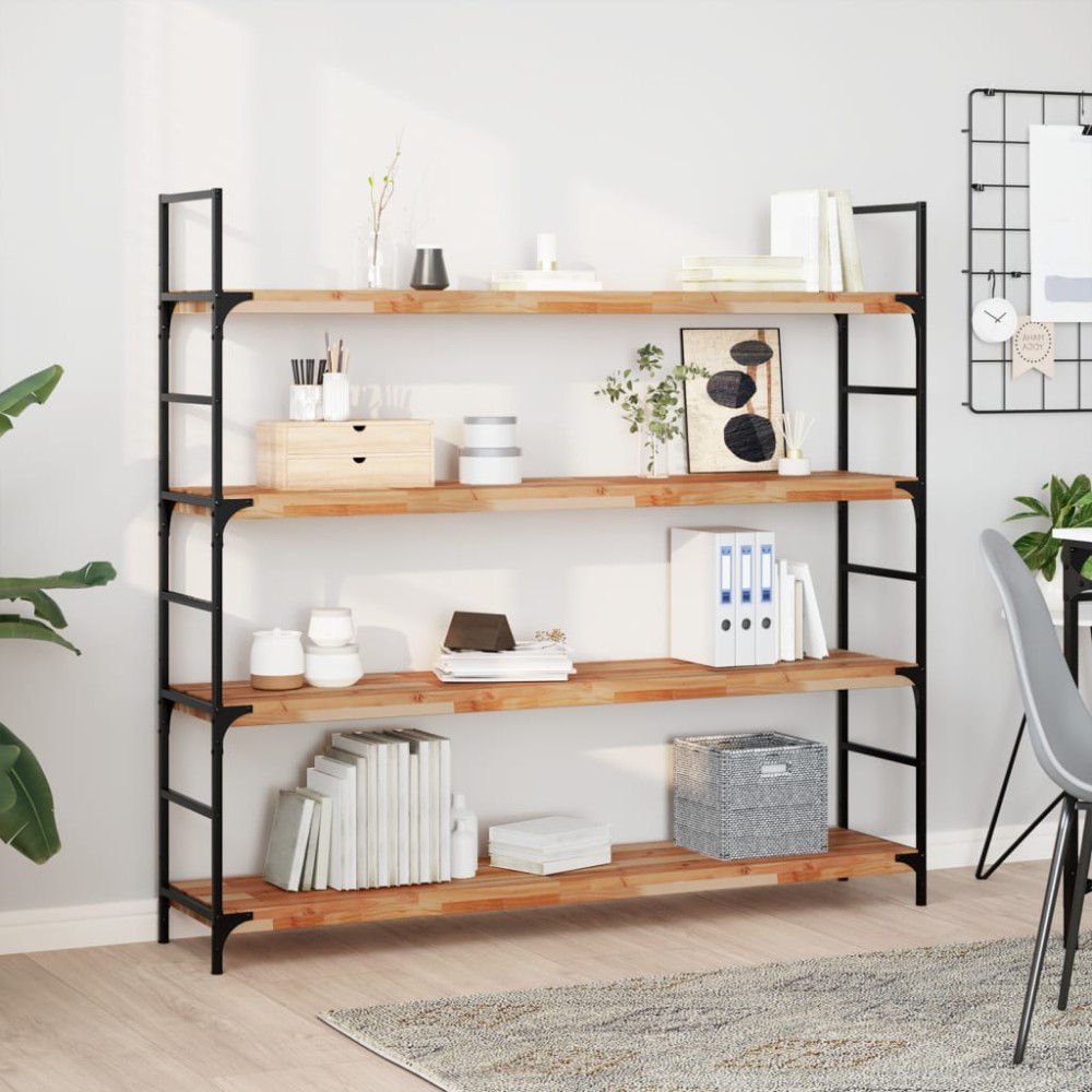 vidaXL Ράφι Κρεμαστό 140x30x4cm Φινίρισμα Λαδιού Μασίφ Ακακία 1 τεμ.