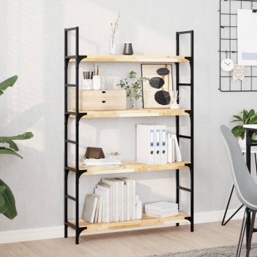vidaXL Ράφια Πλωτά 3 τεμ. 100x20x4cm από Μασίφ Ξύλο Ακακίας