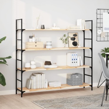 vidaXL Ράφια Κρεμαστά 2 τεμ. 160x30x2cm Ακατέργαστο Μασίφ Ξύλο Ακακίας
