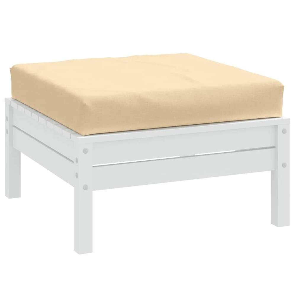 vidaXL Μαξιλάρι Παλέτας Μπεζ 60x60x9,5cm Ύφασμα