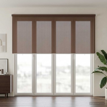 vidaXL Ρολό Εξωτερικού Χώρου 90% Φραγμός UV Taupe 400 x 140 cm HDPE