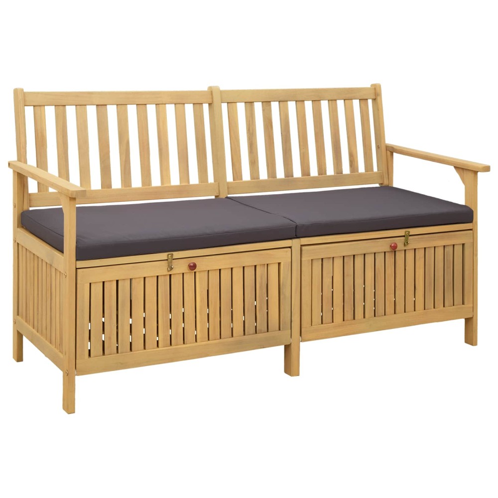 vidaXL Παγκάκι με αποθήκευση 2 -Seater 148x63x84cm Ορθογώνιος 1 τεμ.