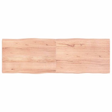 vidaXL Επιφ Τραπεζιού Αν Καφέ 180x60x(2-4)cm Ακατέργ. Μασίφ Ξύλο Δρυός 1 τεμ.