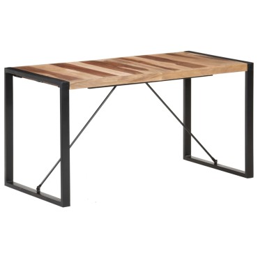 vidaXL Τραπεζαρία 140x70x75cm από Μασίφ Ξύλο 1 τεμ.