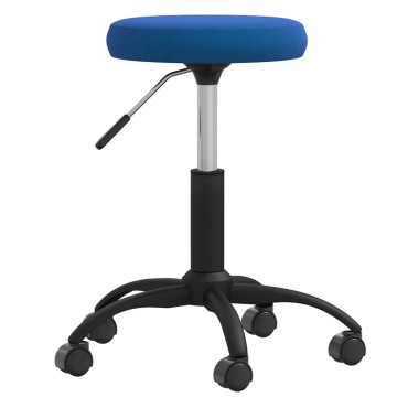 vidaXL Καρέκλα Τραπεζαρίας Μπλε Βελούδινη 31x(42-54) cm 1 τεμ.