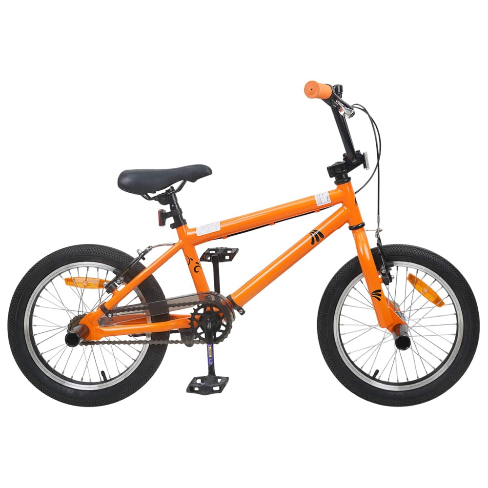 vidaXL BMX Ποδήλατο 16 ίντσες για παιδιά 5-8 ετών Πορτοκαλί