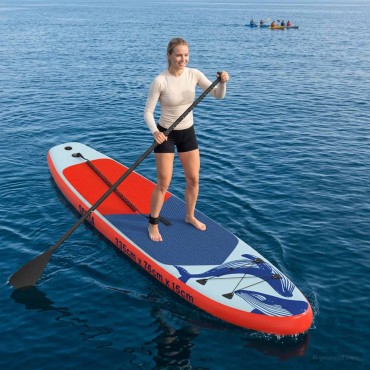 vidaXL Φουσκωτή σανίδα για paddle board SCYLLA 335 x 76 x 15 εκ. Μπλε