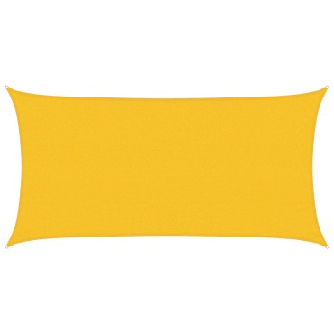 vidaXL Ικανότητα Σκίασης Κίτρινο 2,5 x 6 μ HDPE