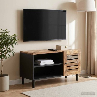 vidaXL Ντουλάπες Αποθήκευσης Φυσικό 80x33x46cm Στερεό ξύλο μάνγκο