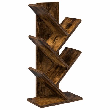 vidaXL Ράφι Δέντρου 4-Επιπέδων 30x18x60cm Επεξεργασμένο Ξύλο 1 τεμ.