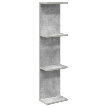 vidaXL Ράφι Τοίχου Γκρι Σκυροδέματος 22x15x100 εκ 1 τεμ.