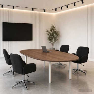vidaXL Καρέκλες Γραφείου με Περιστροφή 4 τεμ. 54x58x90cm Μαύρο