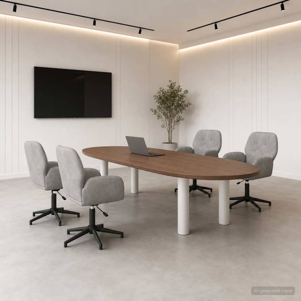 vidaXL Καρέκλες Γραφείου με Περιστροφή 4 τεμ. 54x55x90cm Βελούδο