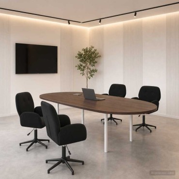 vidaXL Καρέκλες Γραφείου με Περιστροφή 4 τεμ. 54x55x90cm Μαύρο