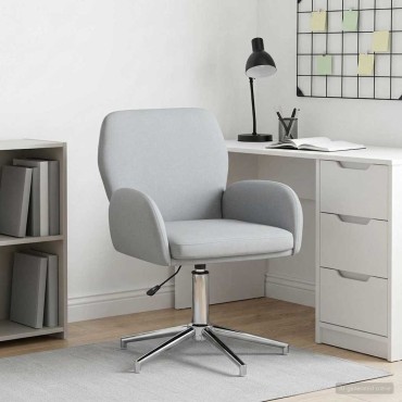 vidaXL Γυροσκοπική Καρέκλα Γραφείου 54x58x90cm Ανοιχτό γκρι 1 τεμ.