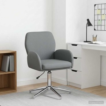 vidaXL Γυροσκοπική Καρέκλα Γραφείου 54x58x90cm Σκούρο Γκρι 1 τεμ.