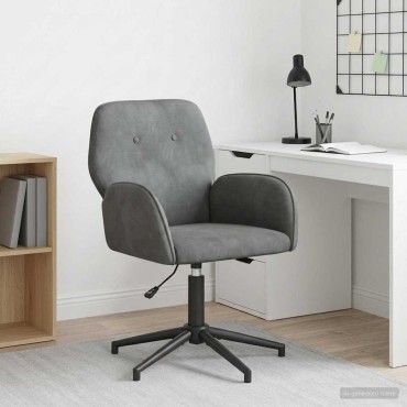 vidaXL Γυροσκοπική Καρέκλα Γραφείου 54x55x90cm Σκούρο Γκρι 1 τεμ.
