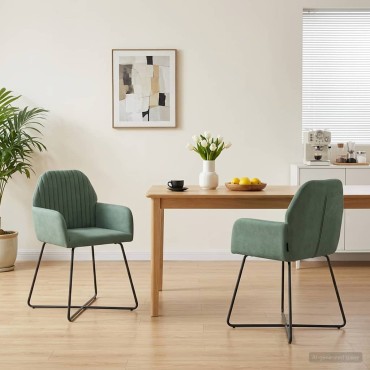 vidaXL Καρέκλες φαγητού 2 τεμ. Βελούδο Θαλασσί 55x50x84cm