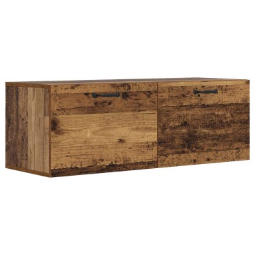 vidaXL Ντουλάπα Τοίχου Παλαιωμένο ξύλο 100x36,5x35cm 1 τεμ.