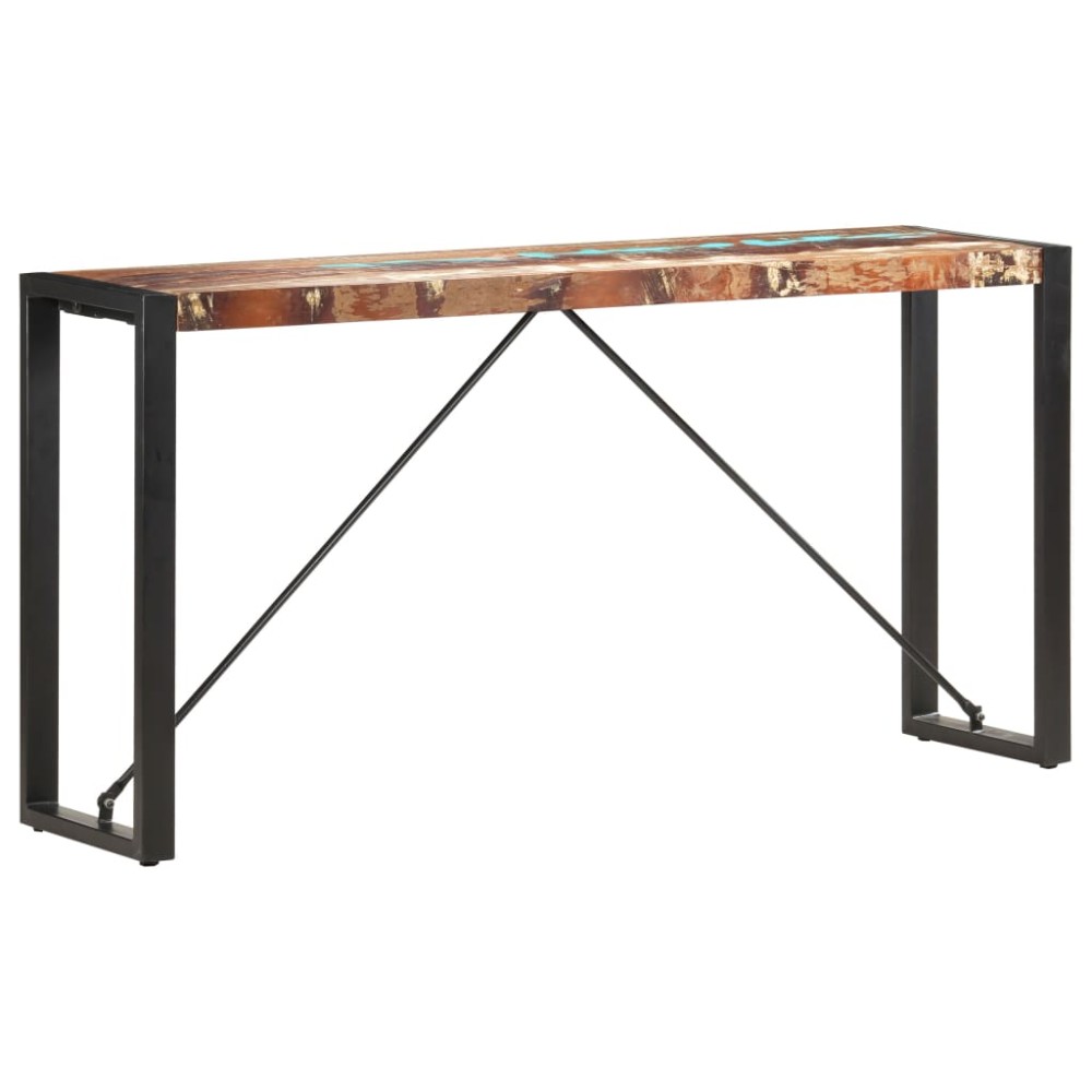 vidaXL Τραπέζι Κονσόλα 150x35x76cm από Μασίφ Ανακυκλωμένο Ξύλο 1 τεμ.