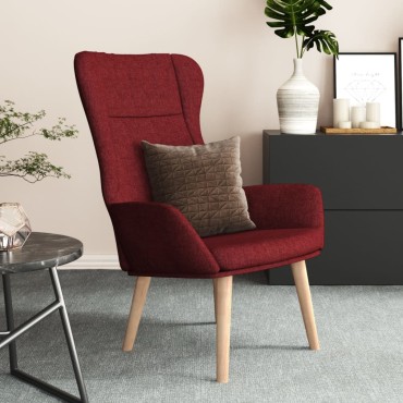 vidaXL Πολυθρόνα Relax Μπορντό Υφασμάτινη 70x77x94cm 1 τεμ.