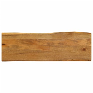 vidaXL Επιφάνεια Τραπεζιού 140x40x3,8cm Live Edge Μασίφ Ξύλο Μάνγκο 1 τεμ.