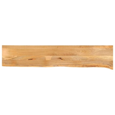 vidaXL Επιφάνεια Τραπεζιού 140x40x2,5cm Live Edge Μασίφ Ξύλο Μάνγκο 1 τεμ.