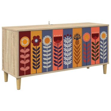 vidaXL Ντουλάπι TV ESSEN 102x33x50cm Sonoma Επεξεργασμένο Ξύλο