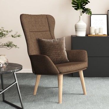 vidaXL Πολυθρόνα Relax Καφέ Υφασμάτινη 70x77x94cm 1 τεμ.