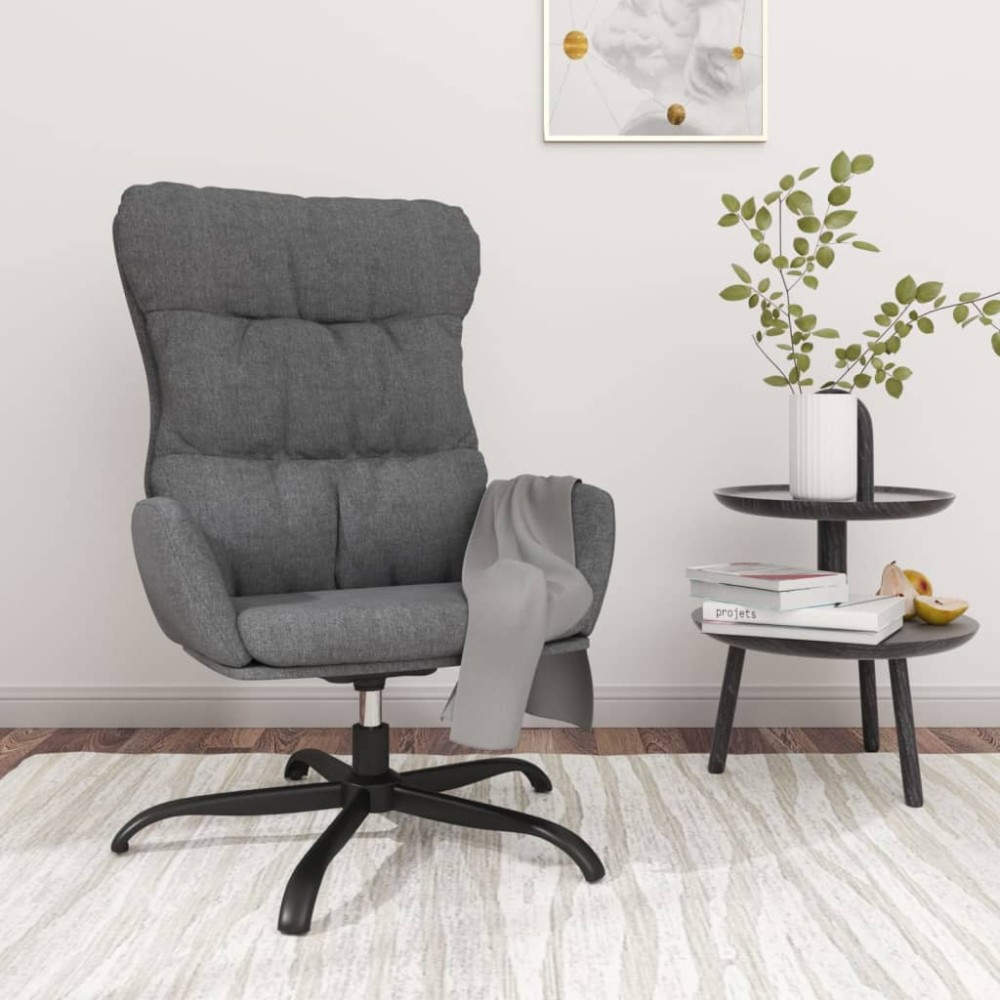 vidaXL Πολυθρόνα Relax Ανοιχτό Γκρι Υφασμάτινη 70x77x98cm 1 τεμ.