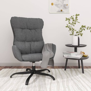 vidaXL Πολυθρόνα Relax Ανοιχτό Γκρι Υφασμάτινη 70x77x98cm 1 τεμ.