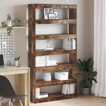 vidaXL Βιβλιοθήκη 6 επιπέδων 100x30x198cm Επεξεργασμένο Ξύλο 1 τεμ.