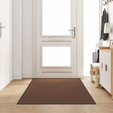 vidaXL Χαλάκι Εξώπορτας Καφέ και Μαύρο 120 x 300 cm 100% Πολυαμίδιο