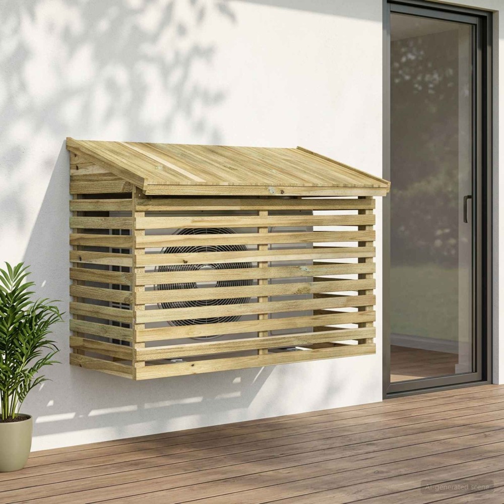 vidaXL Κάλυμμα κλιματιστικού 117,5x62,5x85,5 εκατοστά