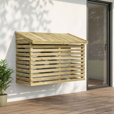 vidaXL Κάλυμμα κλιματιστικού 117,5x62,5x85,5 εκατοστά