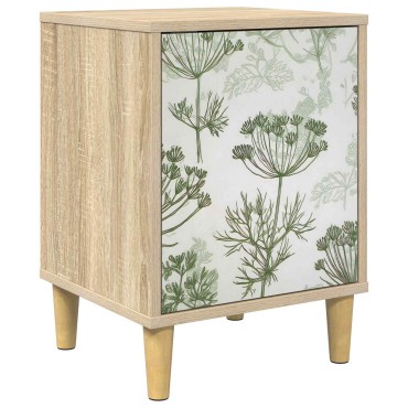 vidaXL Κομοδίνο GOTHA Sonoma Δρυς 36x33x50cm Επεξεργασμένο Ξύλο 1 τεμ.